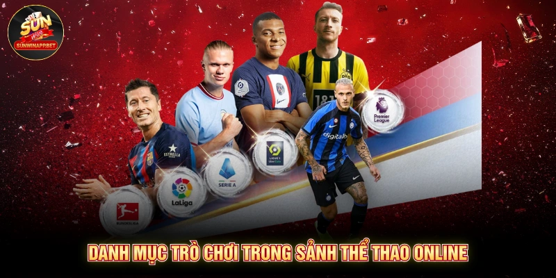 Danh mục trò chơi trong sảnh thể thao online